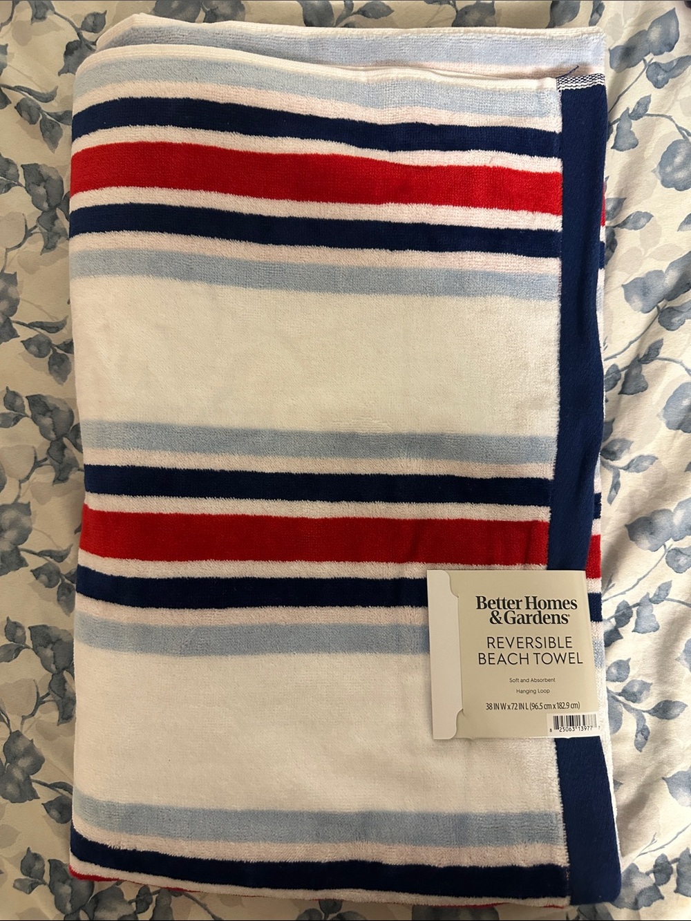 Better Homes & Garden Reversible Beach Towel